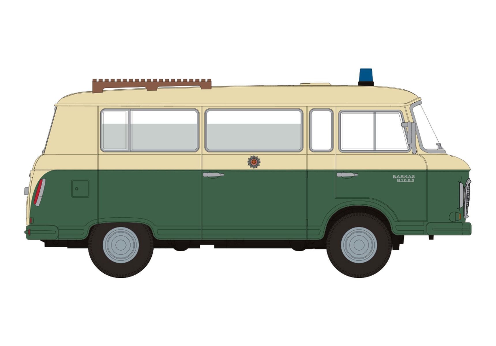 Brekina 30048 - Barkas B1000 Bus "Volkspolizei"
