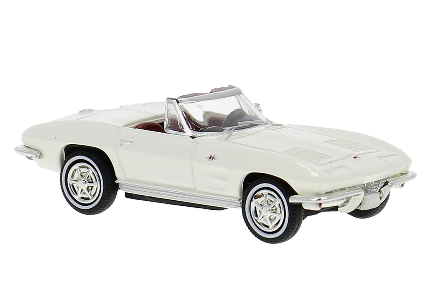 Brekina 18031 - Chevrolet Corvette C2 Cabrio, weiss, 1962