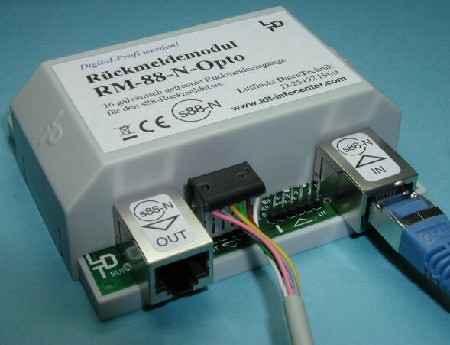 Littfinski 310102 - RM-88-N-O-F - 16-fach Rückmeldedecoder, s88, Fertigmodul