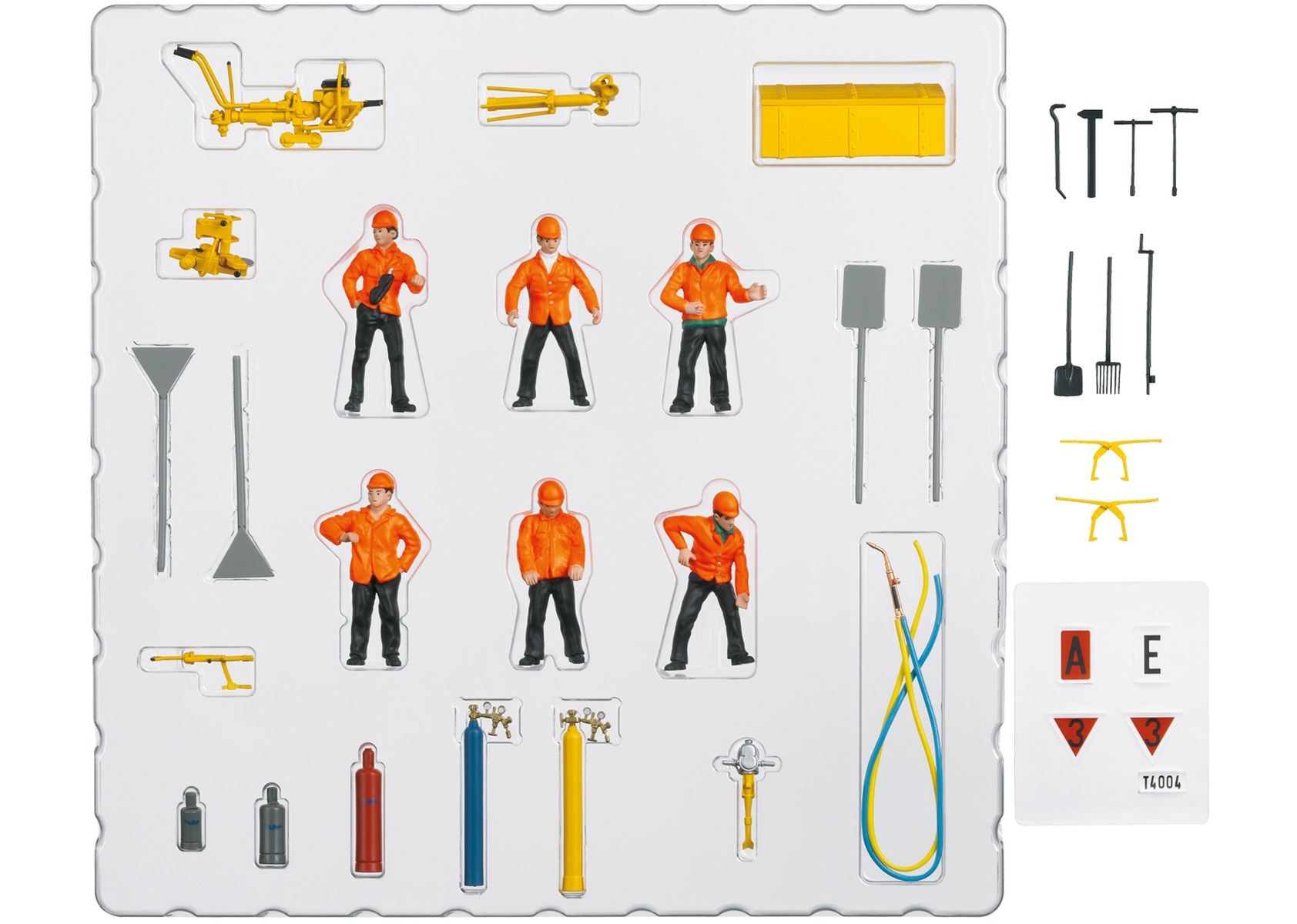 Märklin 56408 - Figurenset Gleisbaurotte mit Zubehör, 30-teilig Märklin 56408 - Figurenset Gleisbaurotte mit Zubehör, 30-teilig