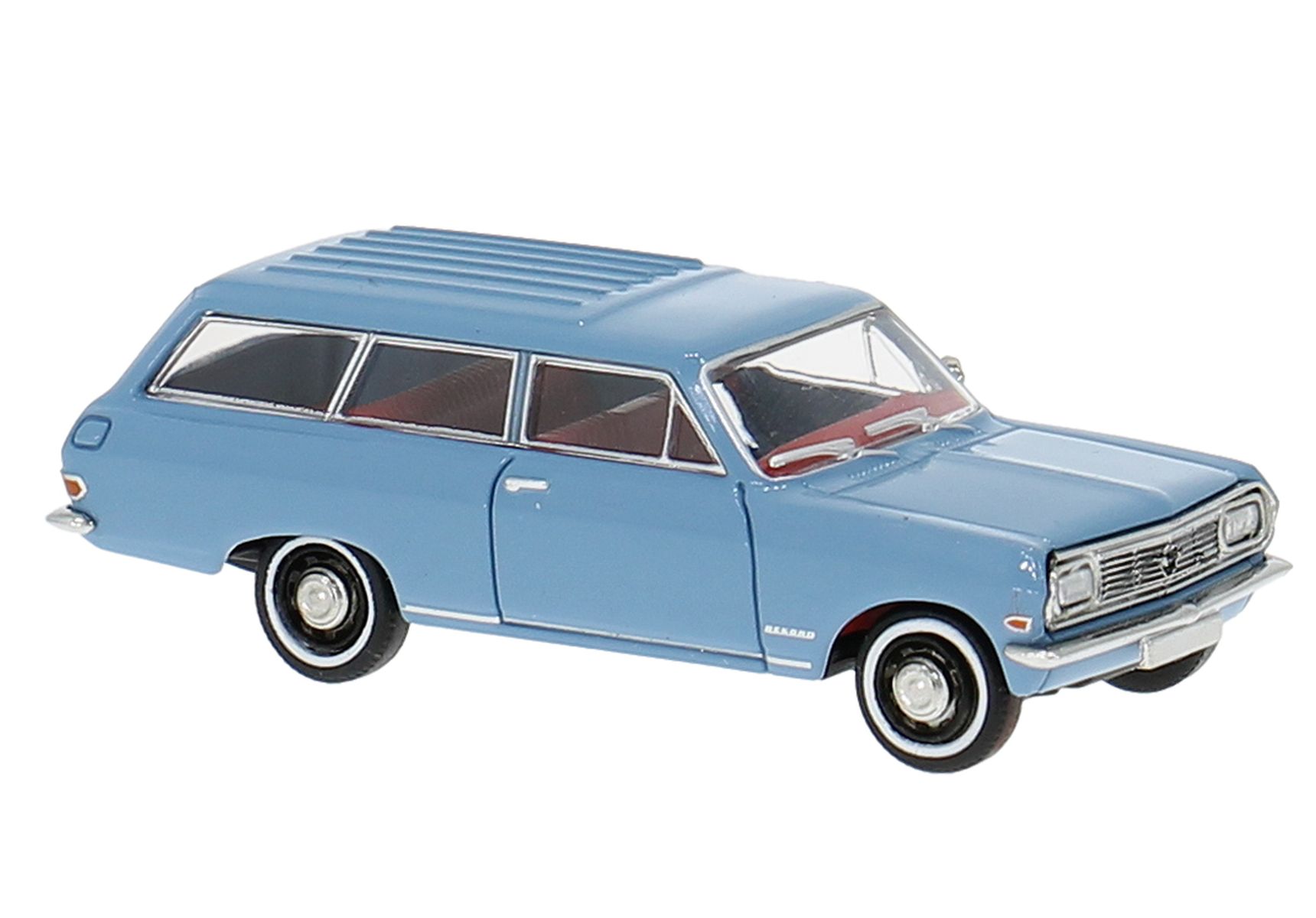 Brekina 20476 - Opel Rekord B CarAVan in hellblau