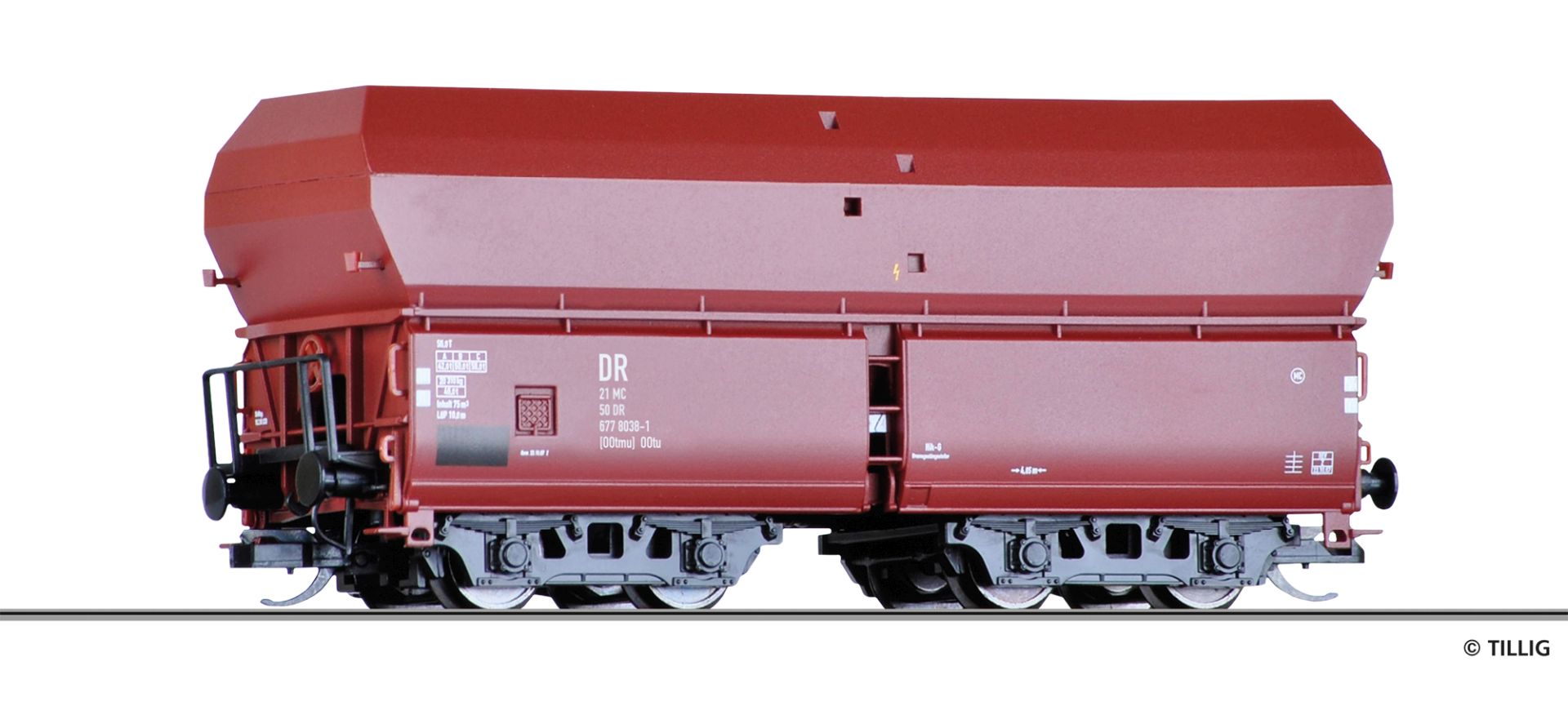 Tillig 15179 - Selbstentladewagen OOtu, DR, Ep.IV