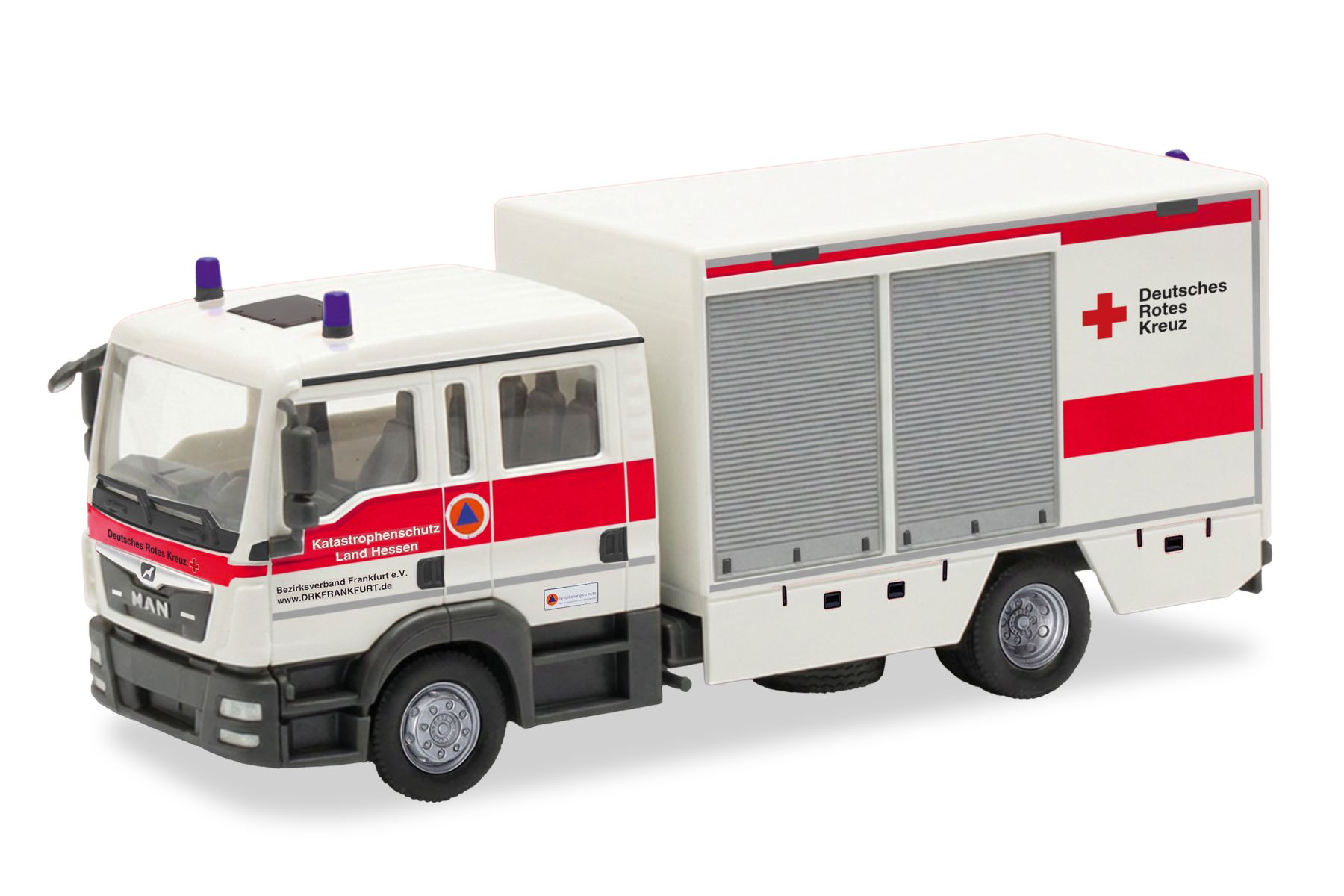 Herpa 099813 - MAN TGL GW-San "DRK Frankfurt/KatS Hessen"