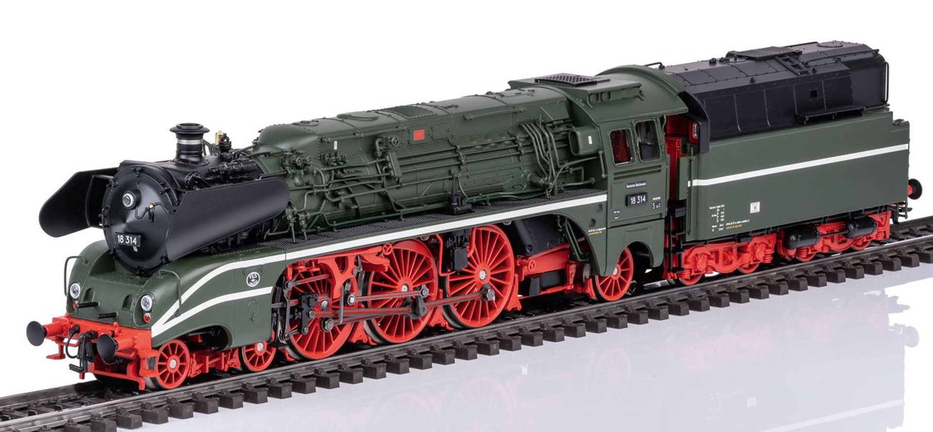Märklin 39029 - Dampflok 18.3, 18 314 mit Ölfeuerung, DR, Ep.III, MFX+-Sound Märklin 39029 - Dampflok 18.3, 18 314 mit Ölfeuerung, DR, Ep.III, MFX+-Sound