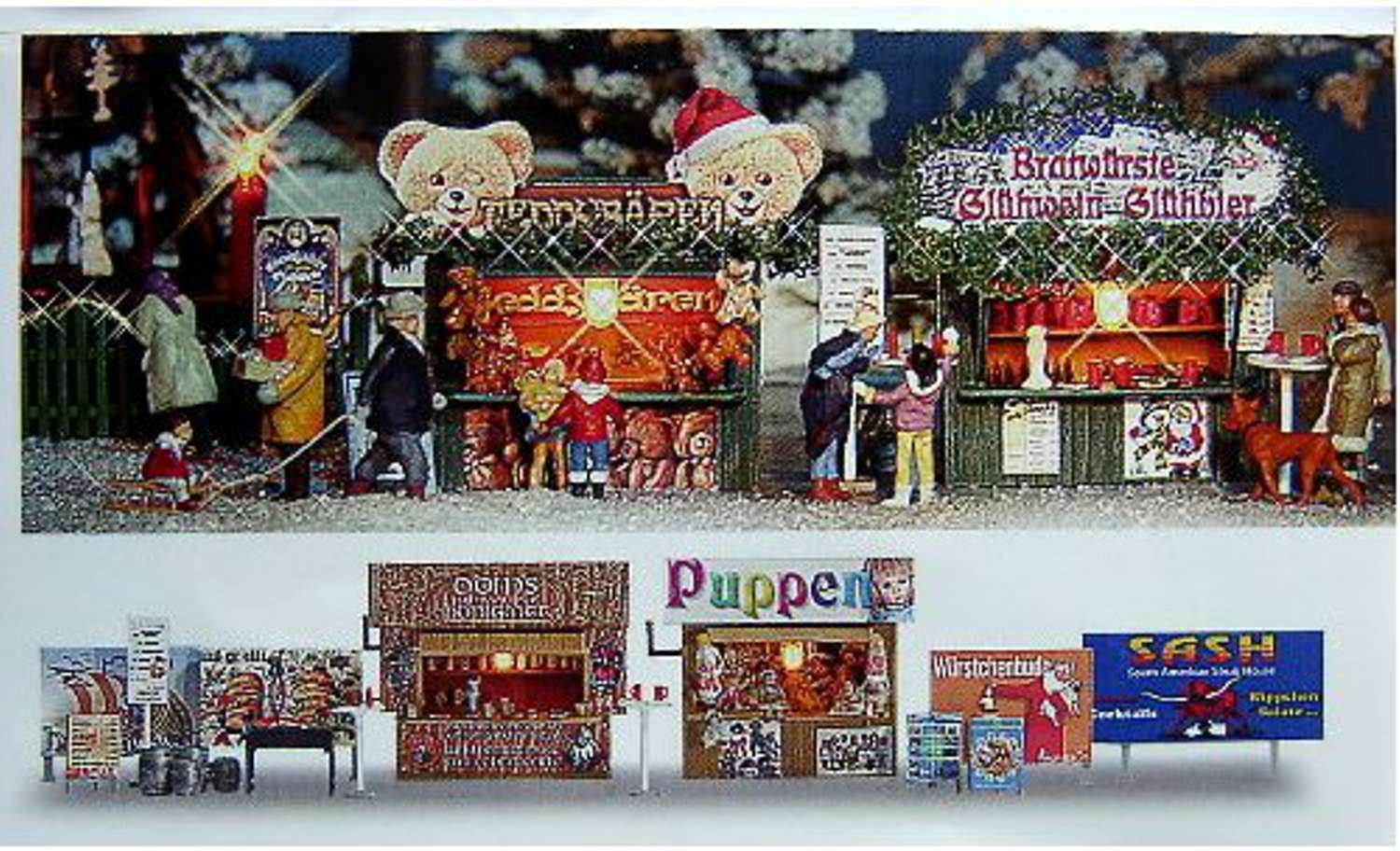 Busch 1060 - 2 Weihnachtsbuden