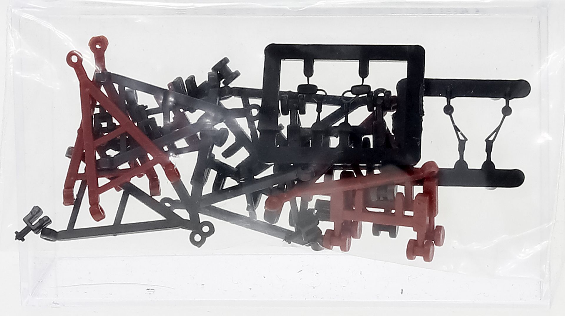 Brekina 10077 - Zubehör LKW Deichseln, Stützen, Rückspiegel Anhängerkupplungen