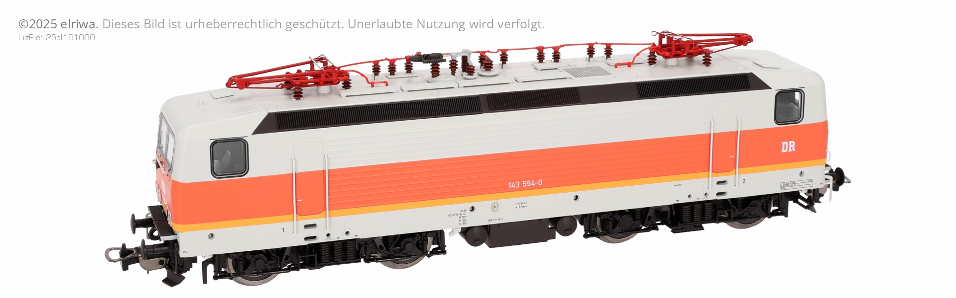 Piko 21699 - E-Lok BR 143, S-Bahn, DR, Ep.IV, DC-Sound