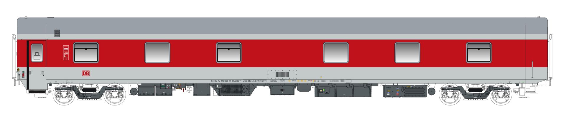L.S. Models LS58622 - Schlafwagen WLABmz 173.1, DBAG, DB-AutoZug, Ep.V