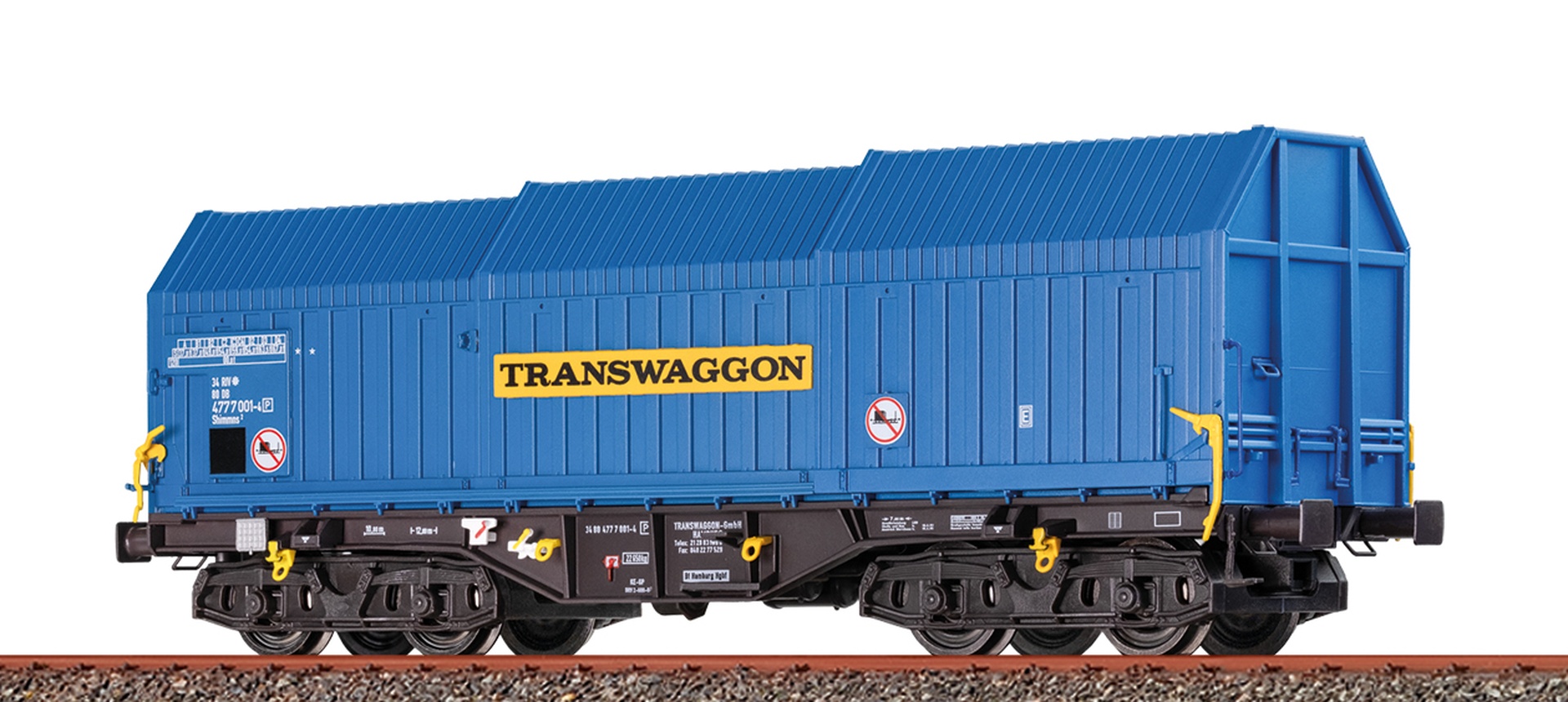 Brawa 51005 - Teleskophaubenwagen Shimmns, DB, Ep.IV