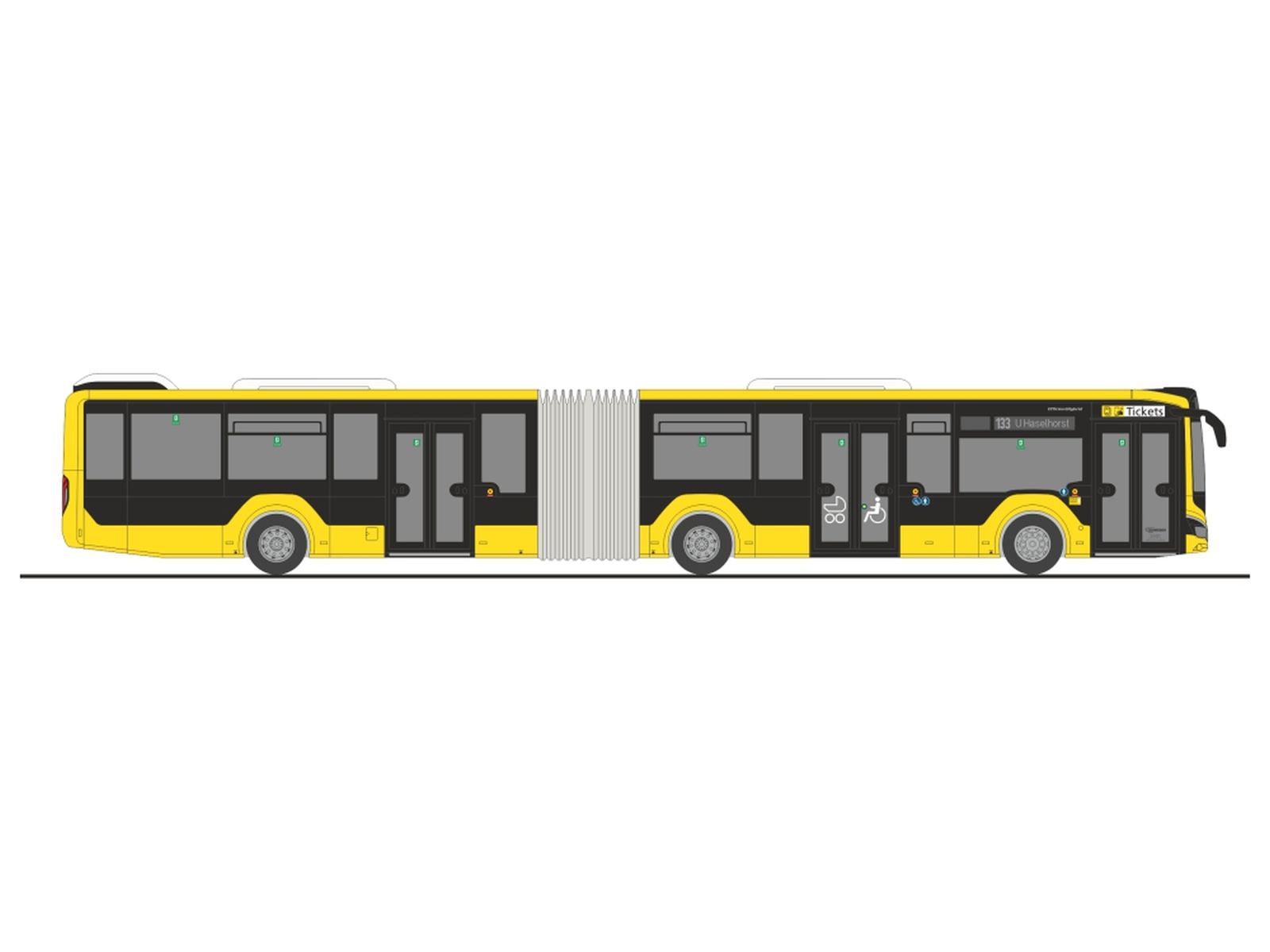Rietze 75889 - MAN Lion´s City 18´18 BVG - Schröder Reisen