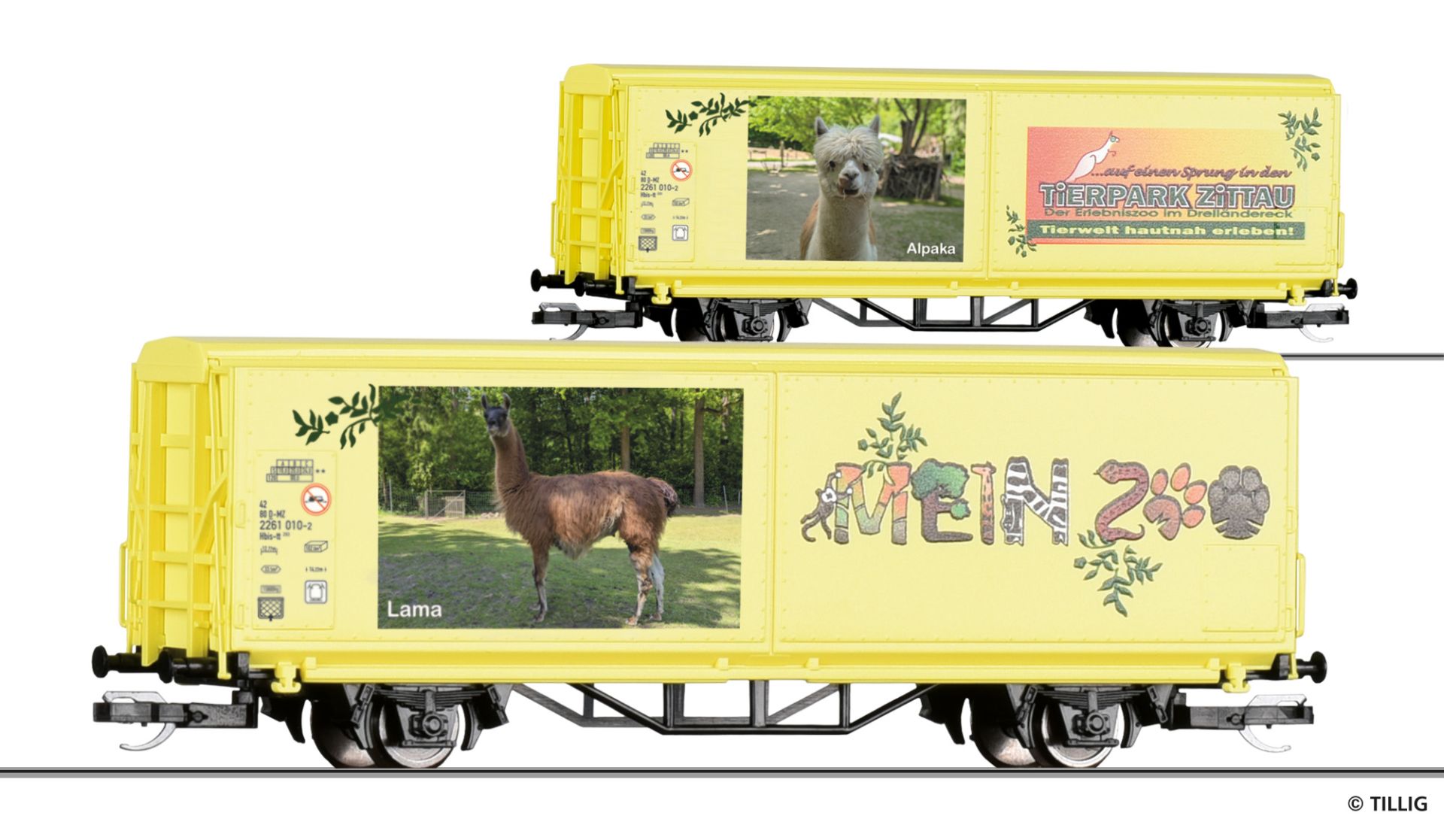 Tillig 14859 - START-Schiebewandwagen Hbis-tt 'Mein Zoo', Ep.VI