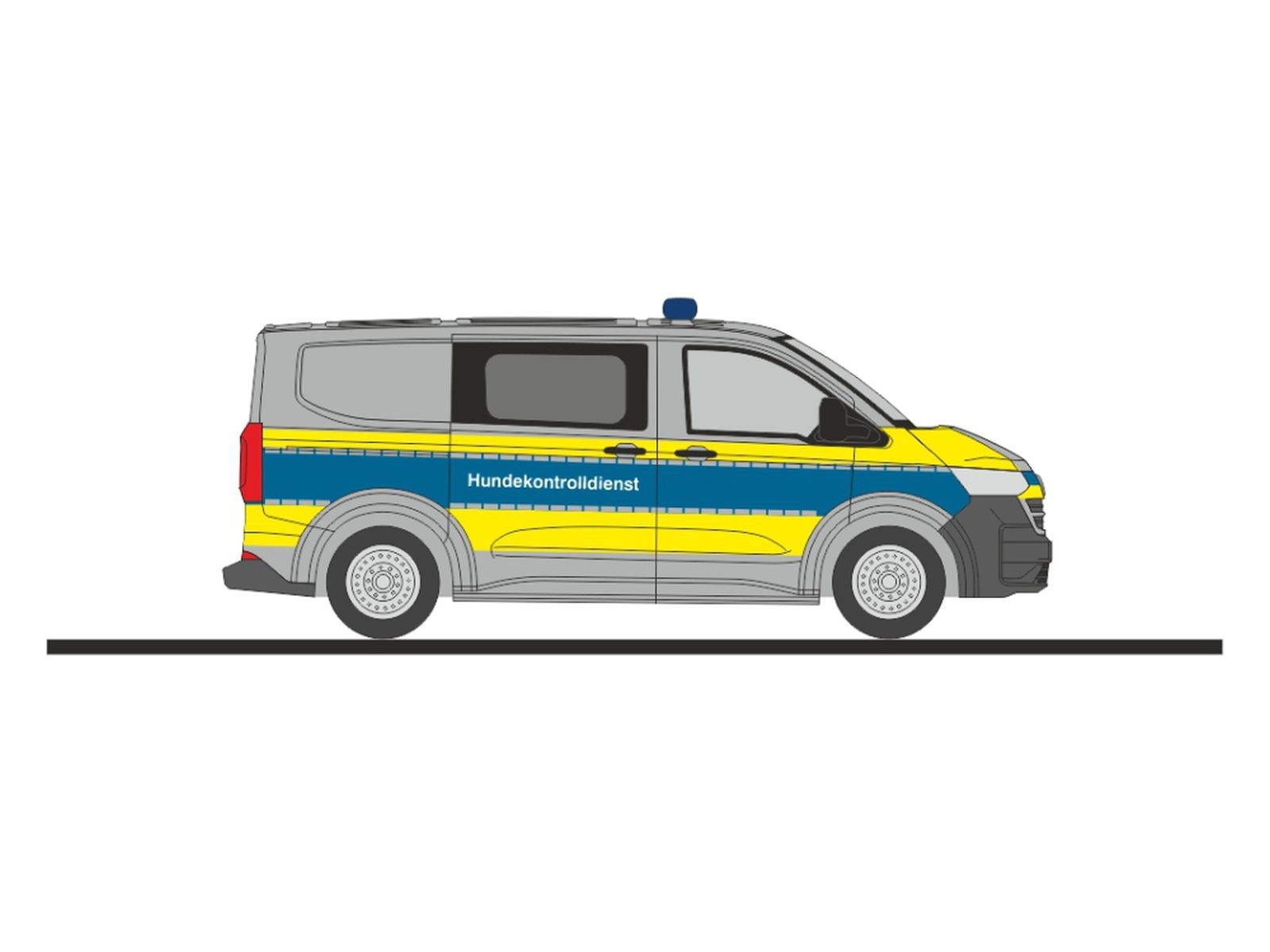 Rietze 52101 - Volkswagen Transporter T7 Hundekontrolldienst Polizei Hamburg