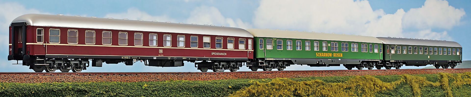 ACME AC 55305 - 3er Set Personenwagen 'Scharnow', DB, Ep.III, Set A ACME AC 55305 - 3er Set Personenwagen 'Scharnow', DB, Ep.III, Set A