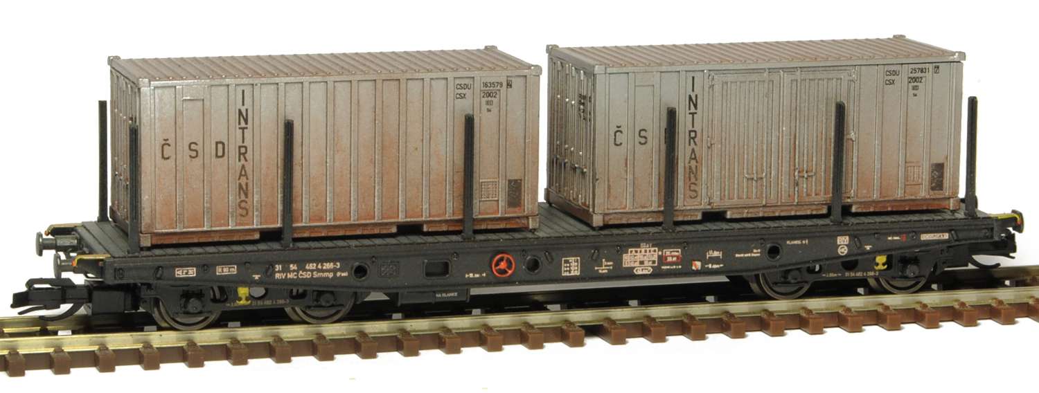 sdv-model 12095 - Flachwagen Smmp 10, CSD, Ep.IV, Bausatz