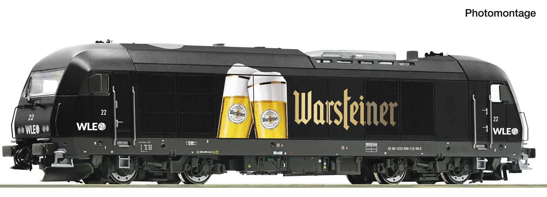 Roco 7310104 - Diesellok BR 223 WLE, Ep.VI 'Warsteiner', DC-Sound
