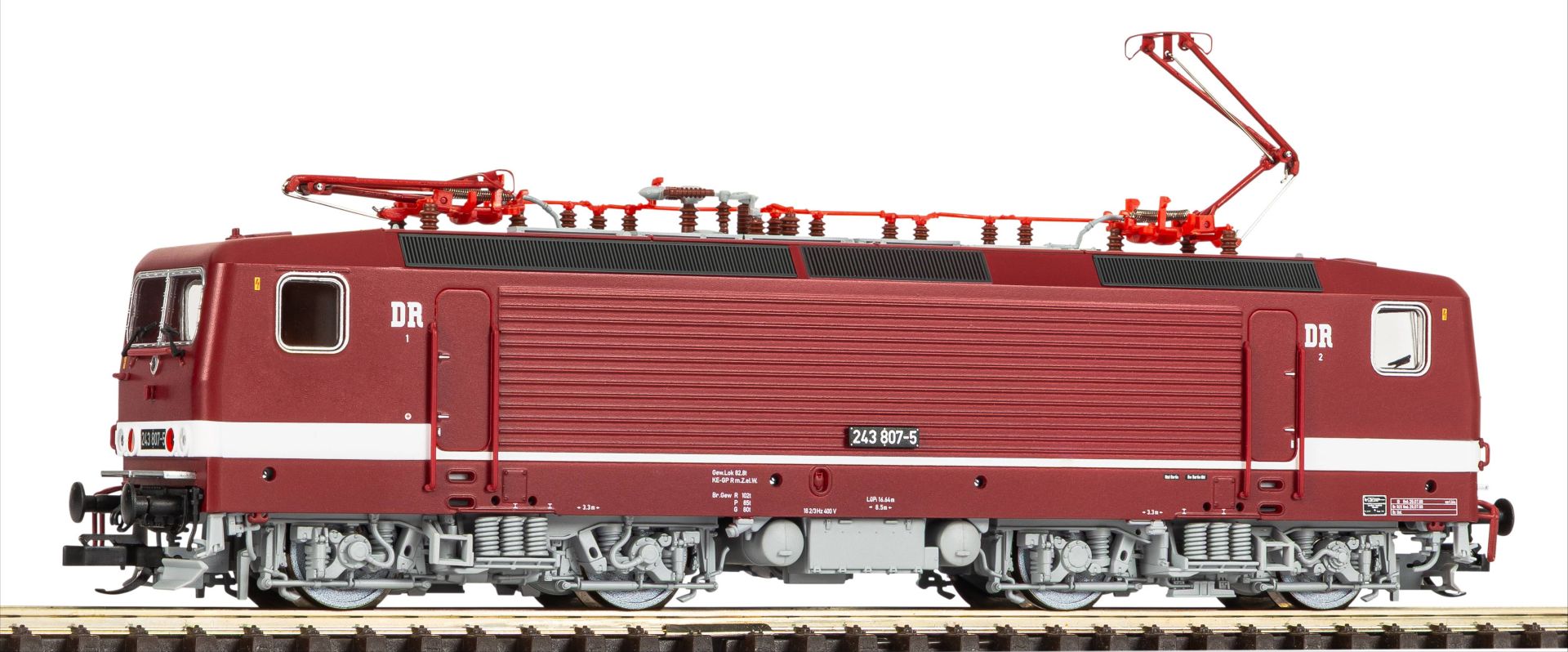Piko 47817 - E-Lok BR 243, DR, Ep.IV, DC-Sound