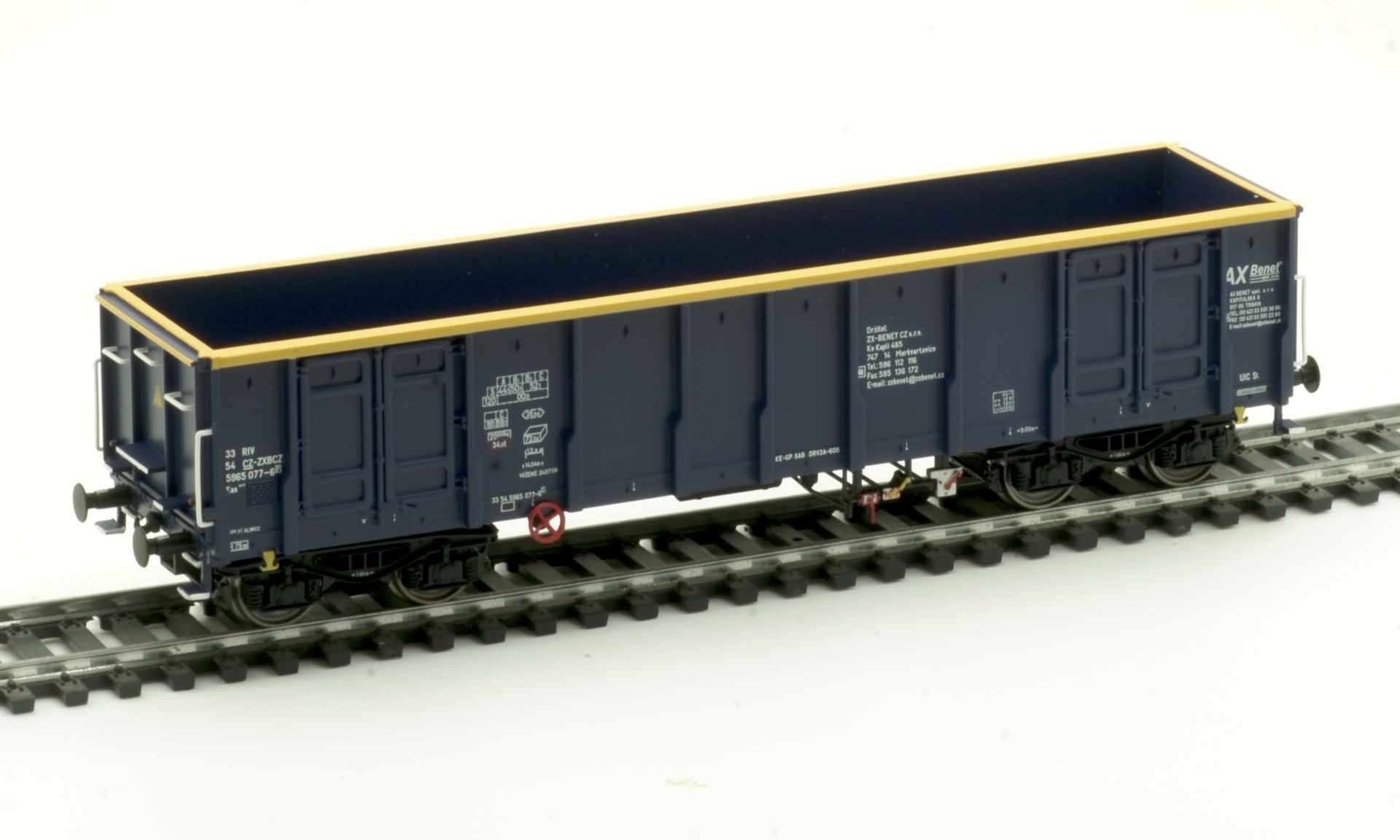 Albert Modell 596013 - Offener Güterwagen Eas, CZ-ZXBCZ, Ep.VI 'AXbenet'