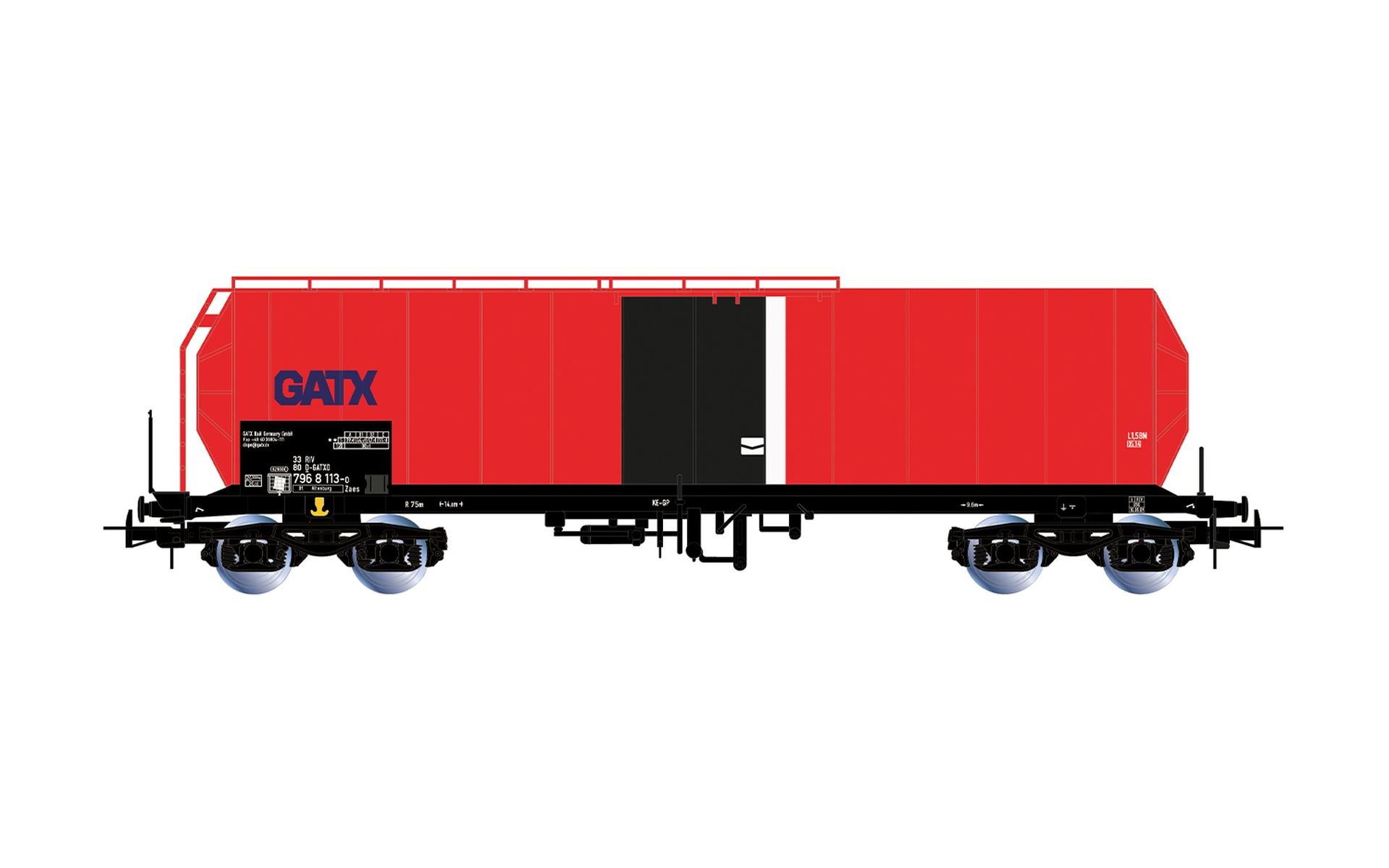 Rivarossi HR6694 - Kesselwagen, GATX, Ep.VI