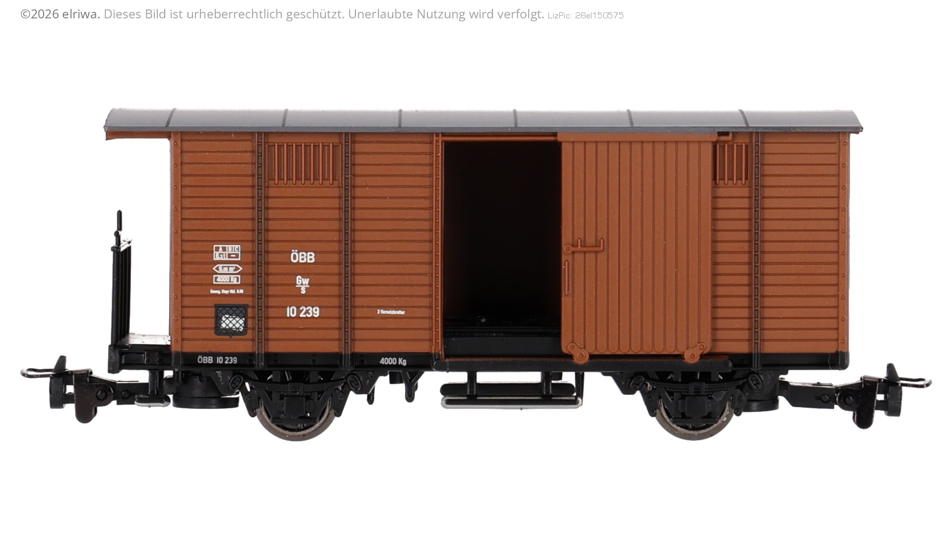 Liliput 245012 - Gedeckter Güterwagen Gw/s 10 239, Steyrtalbahn, Ep.III-IV