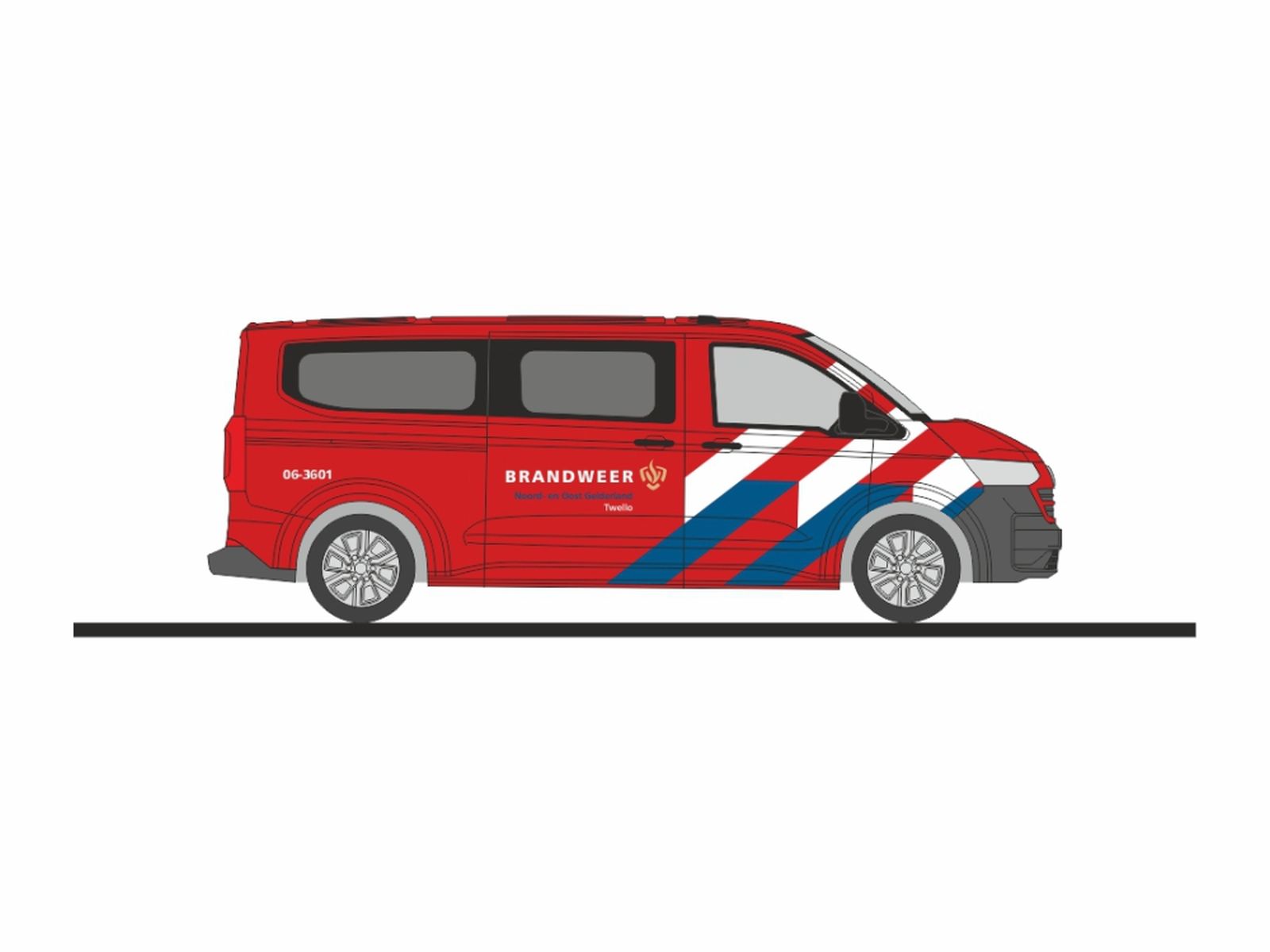 Rietze 52104 - Volkswagen e-Transporter Brandweer (NL)