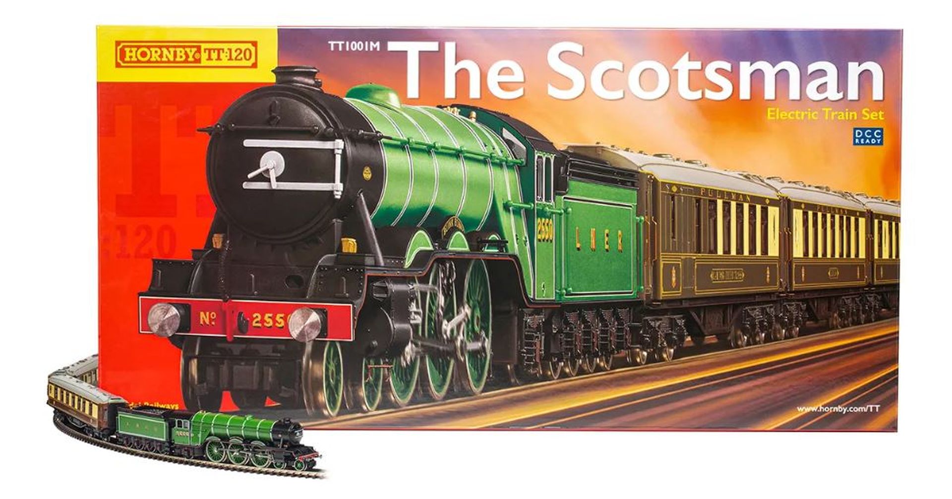 Hornby TT1001AMP - Analoges Startset The Scotsman Train Set, EU-Trafo