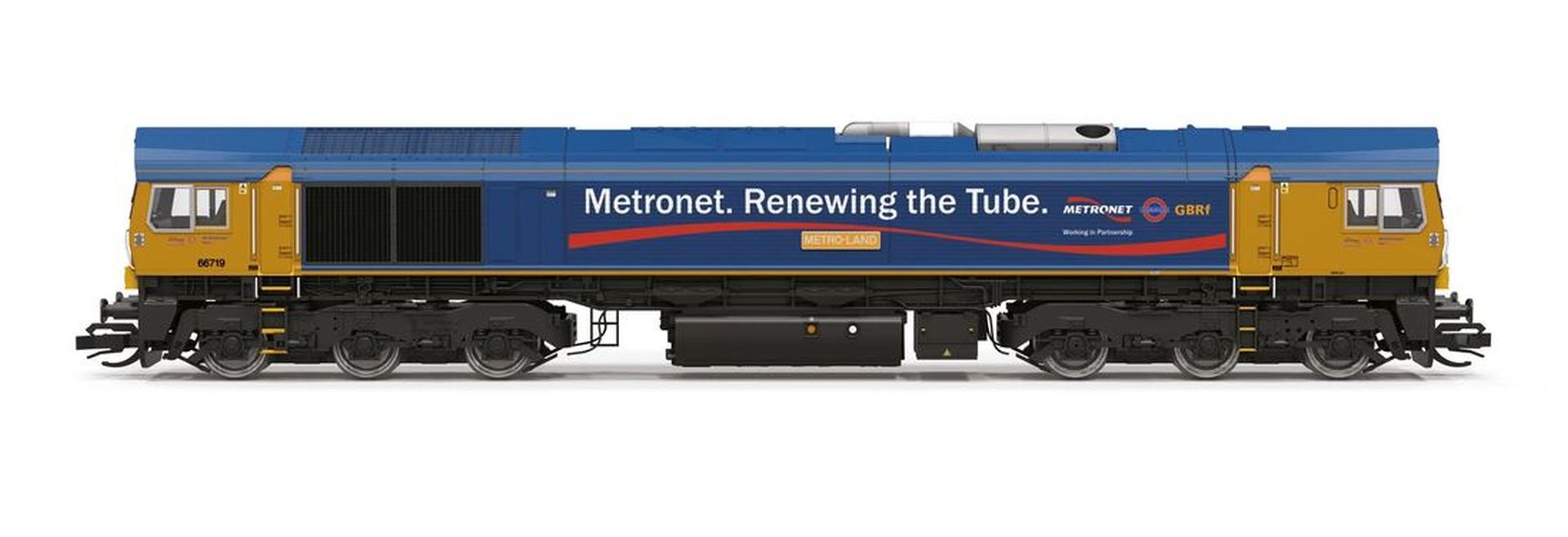 Hornby TT3053M - Diesellok Class 66 66719, GBRf, Ep.VI 'Metro-Land'