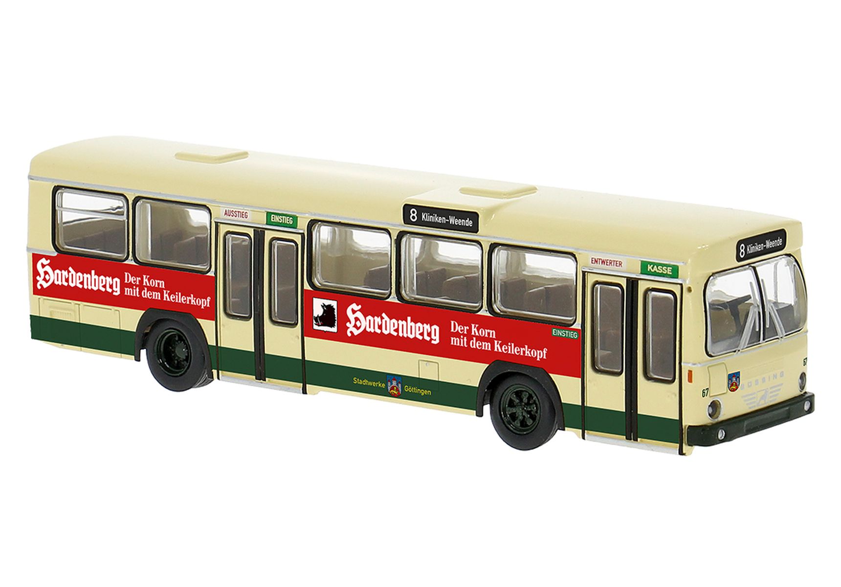 Brekina 59162 - Büssing BS 110V, 1970, Göttingen - Hardenberg