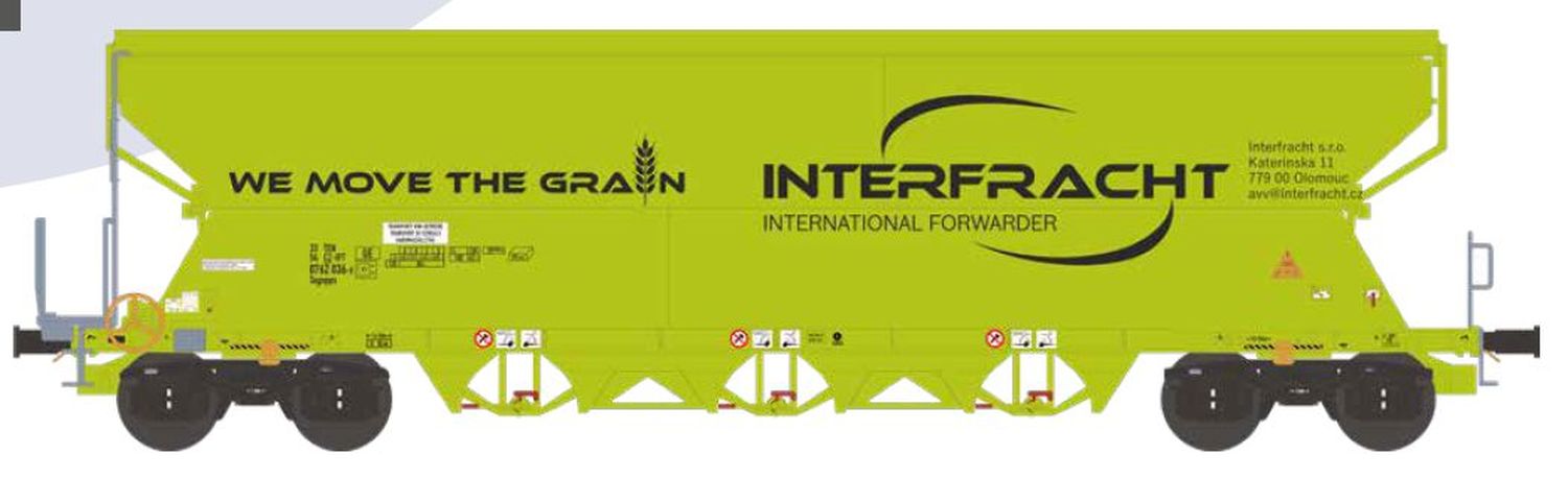 nme 515612 - Getreidesilowagen Tagnpps 101m³, INTERFRACHT, Ep.VI