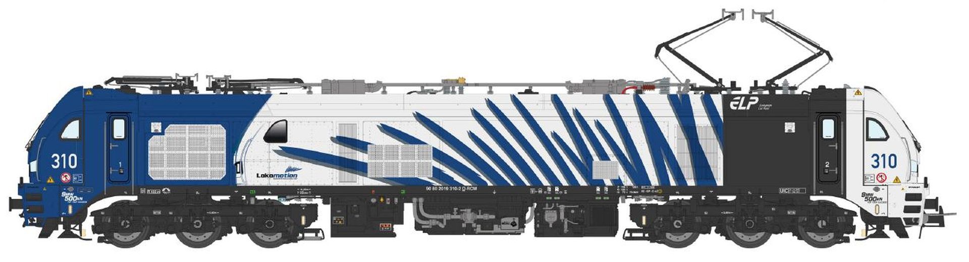 Sudexpress N0193100 - Stadler Dual-Mode Euro 9000, 2019 310-2, Lokomotion, Ep.VI, DC-Sound