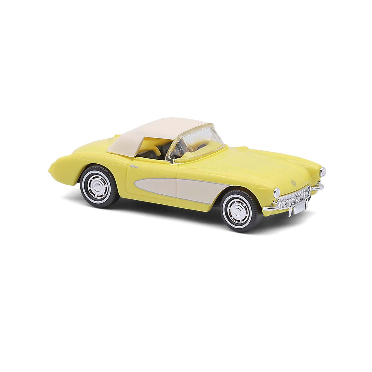 Busch 45424 - Chevrolet Corvette gelb offen, Bj. 1956