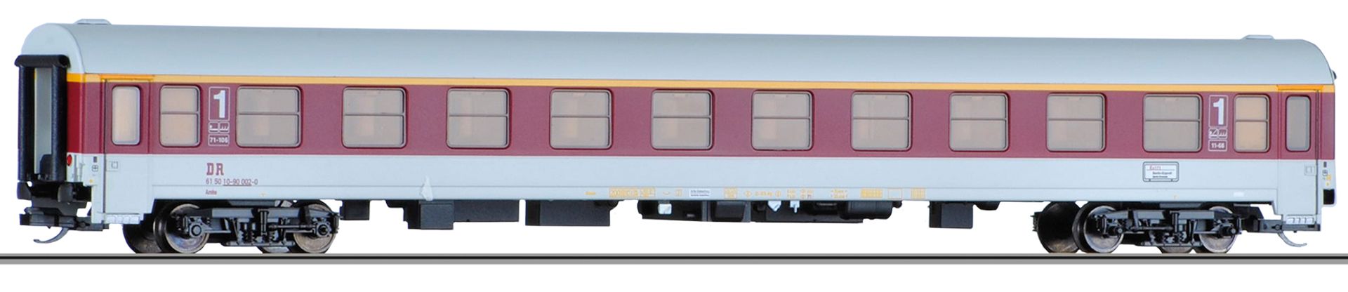 Tillig 502532 - Komfortwagen 'InterEx', Amhe 1. Klasse, DR, Ep.IV, 61 50 10-90 001-2