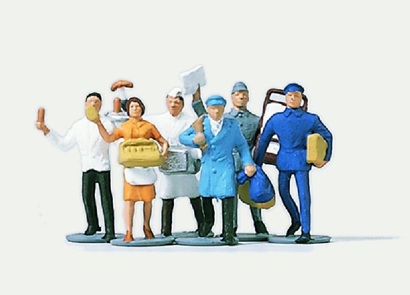 Merten 0210800 - H0 0800 - Verkäufer und Dienstmänner