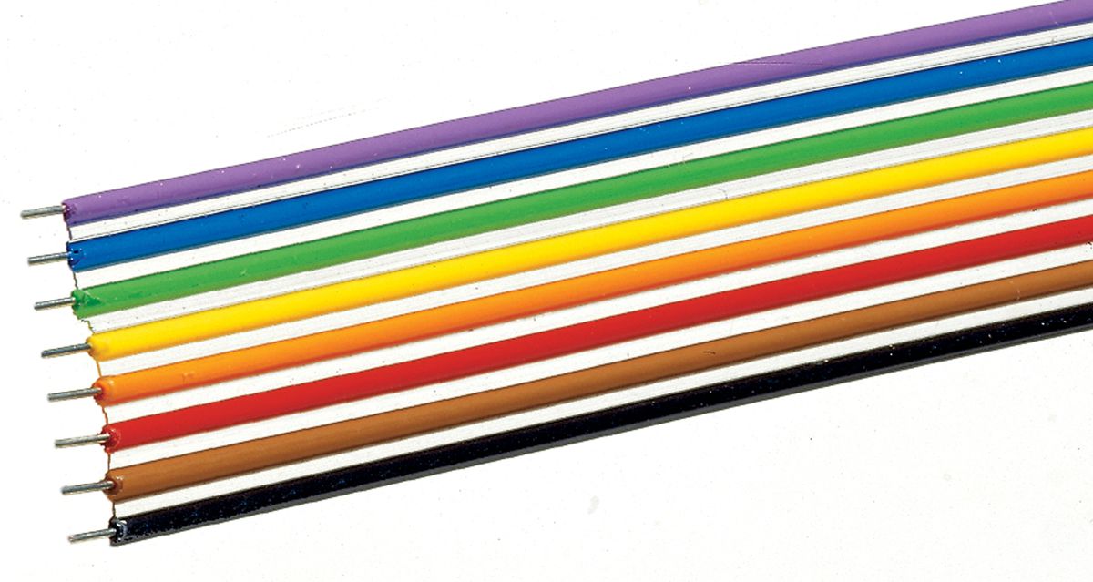 Roco 10628 - 8poliges Flachkabel, 10m