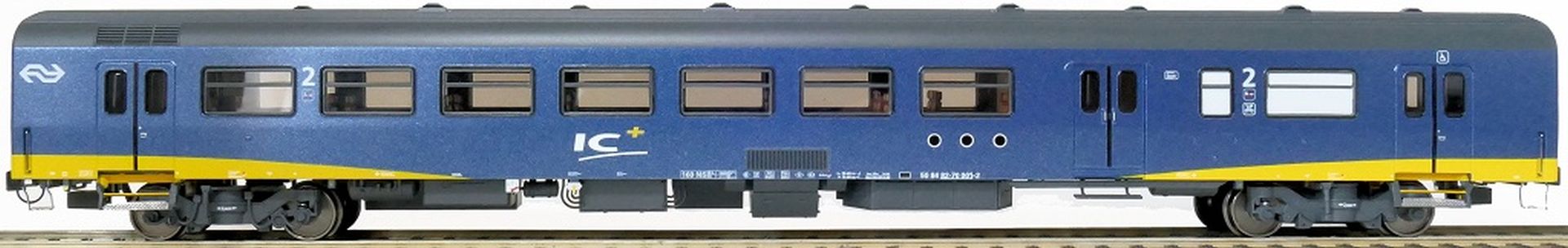 Exact-Train EX11180 - Gepäckwagen ICR Plus, BKD, NS, Ep.IV, mit Innenbel. und Figuren