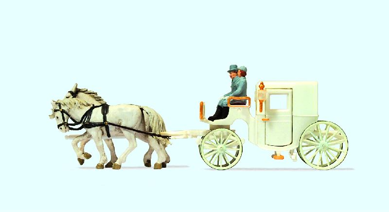Preiser 30495 - Hochzeitskutsche geschl.