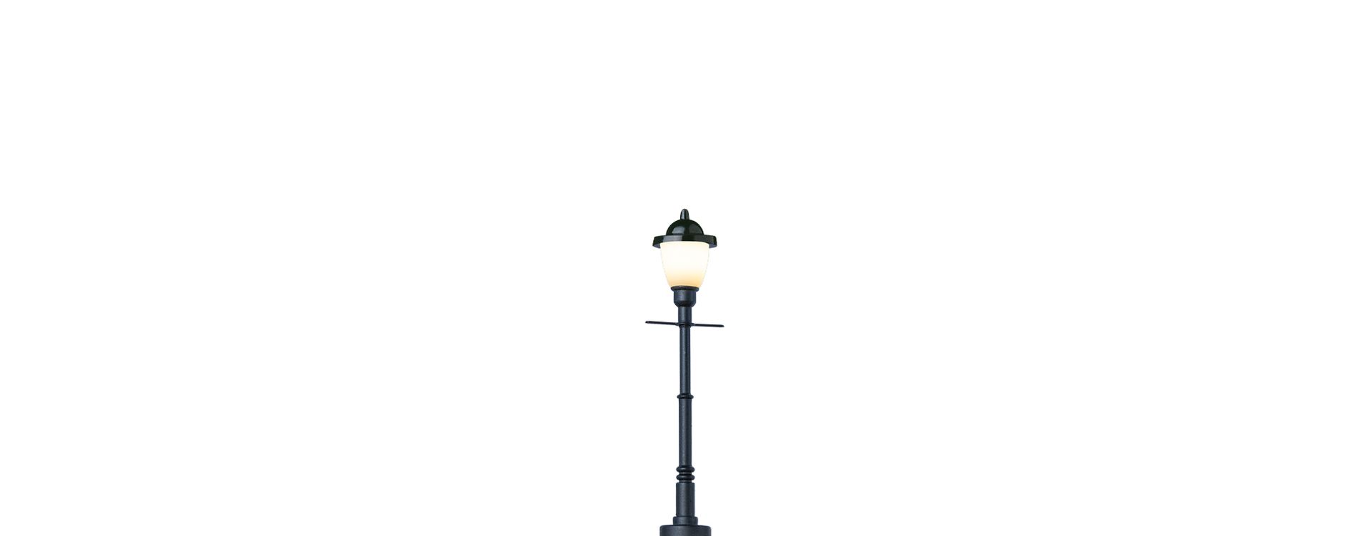 Brawa 84063 - Alte Gaslaterne, LED, mit Stecksockel