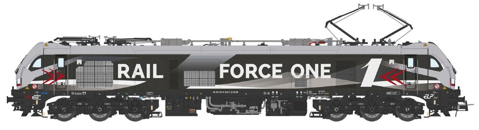 Sudexpress N0193031 - Stadler Dual-Mode Euro 9000, 2019 303-7, Rail Force One, Ep.VI