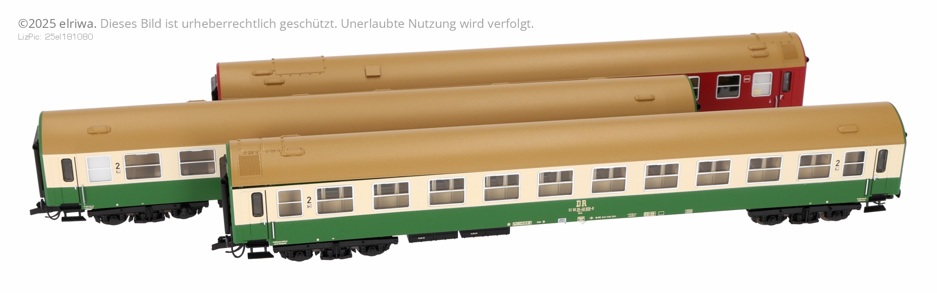 Tillig 502357 - 3er Set Personenwagen, DR, Ep.IV, Set 3 Tillig 502357 - 3er Set Personenwagen, DR, Ep.IV, Set 3