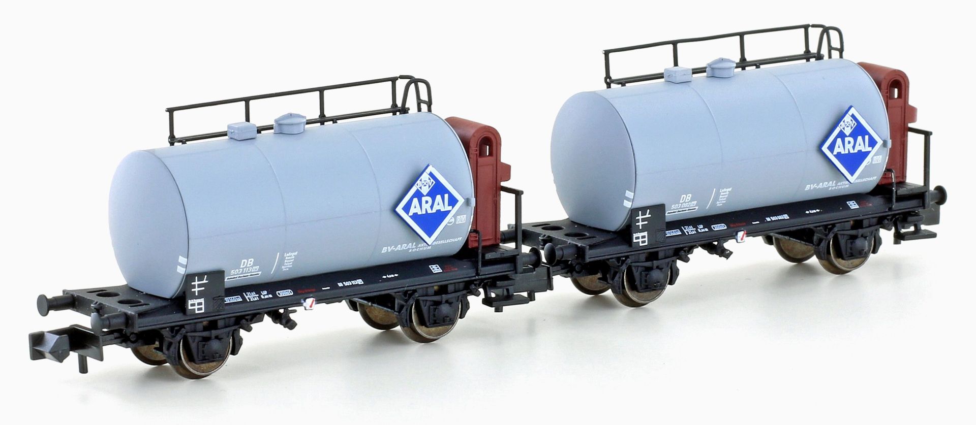 Hobbytrain H24802 - 2er Set Kesselwagen Uerdingen, DB, Ep.III 'ARAL'