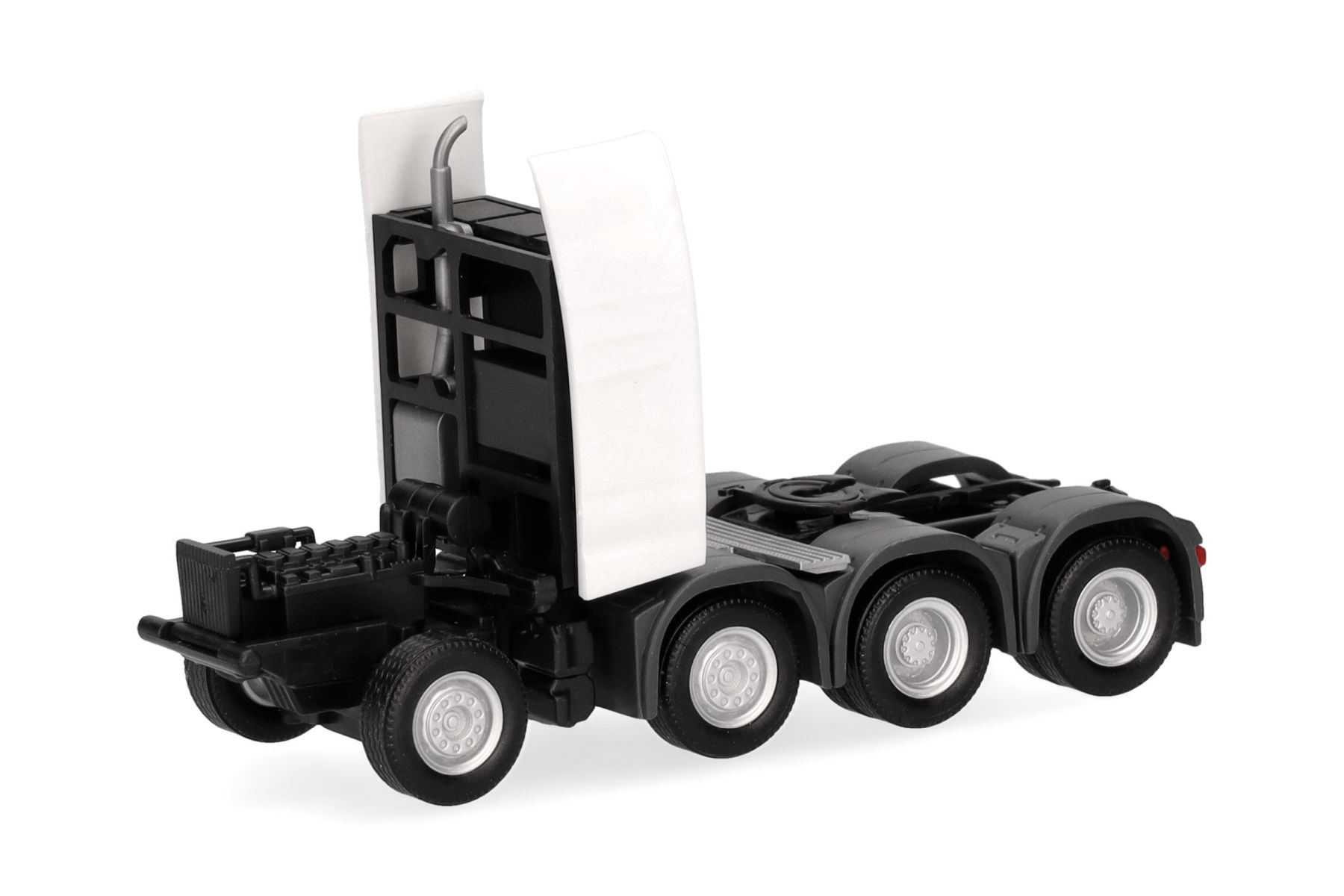 Herpa 086356 - Fahrgestell Zugmaschine 4achs MAN luftgefedert mit Turm und Verkleidung (2 Stück)