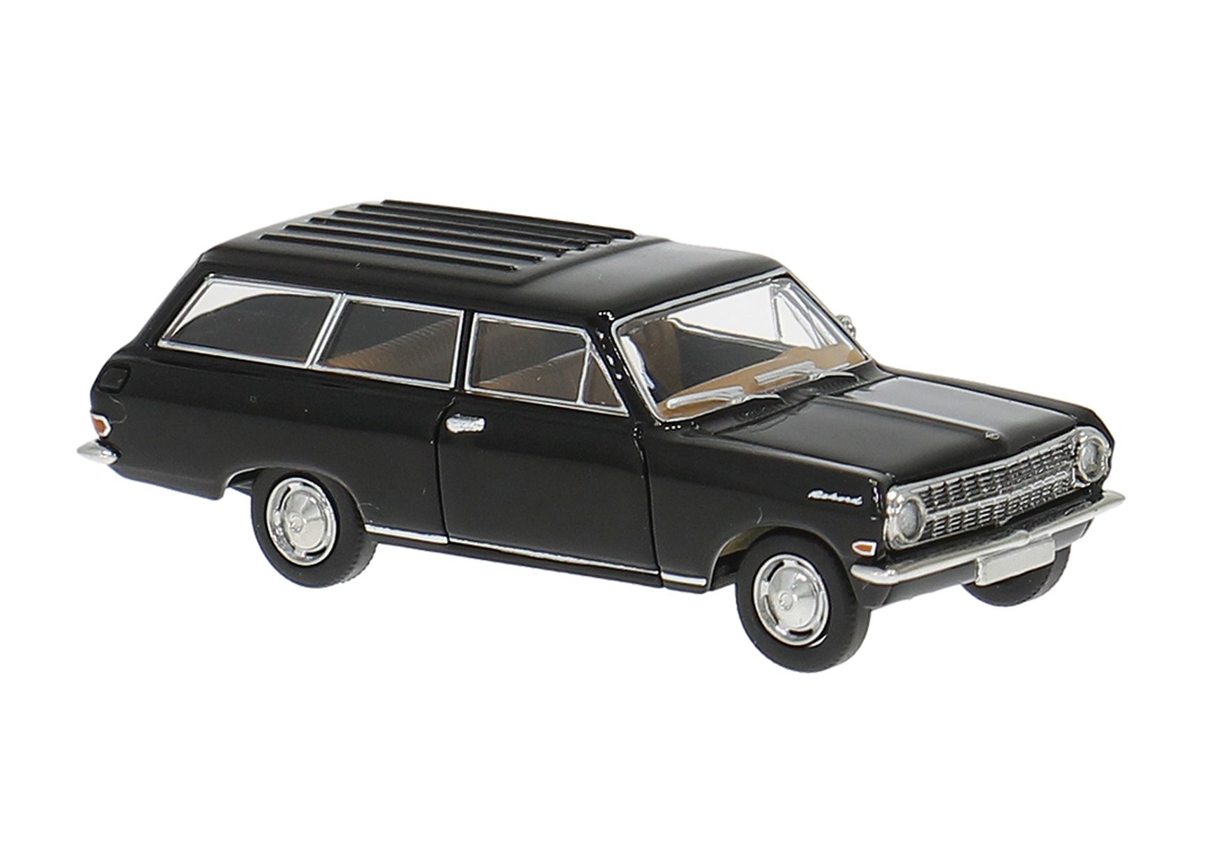 Brekina 20472 - Opel Rekord A CarAVan in schwarz