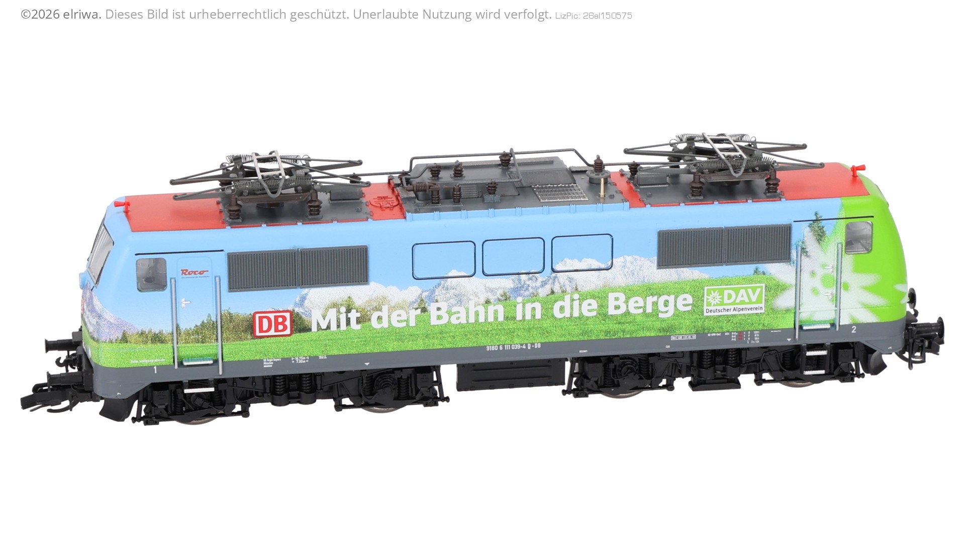 Roco 7580026 - E-Lok 111 039-4, DBAG, Ep.VI 'DAV'