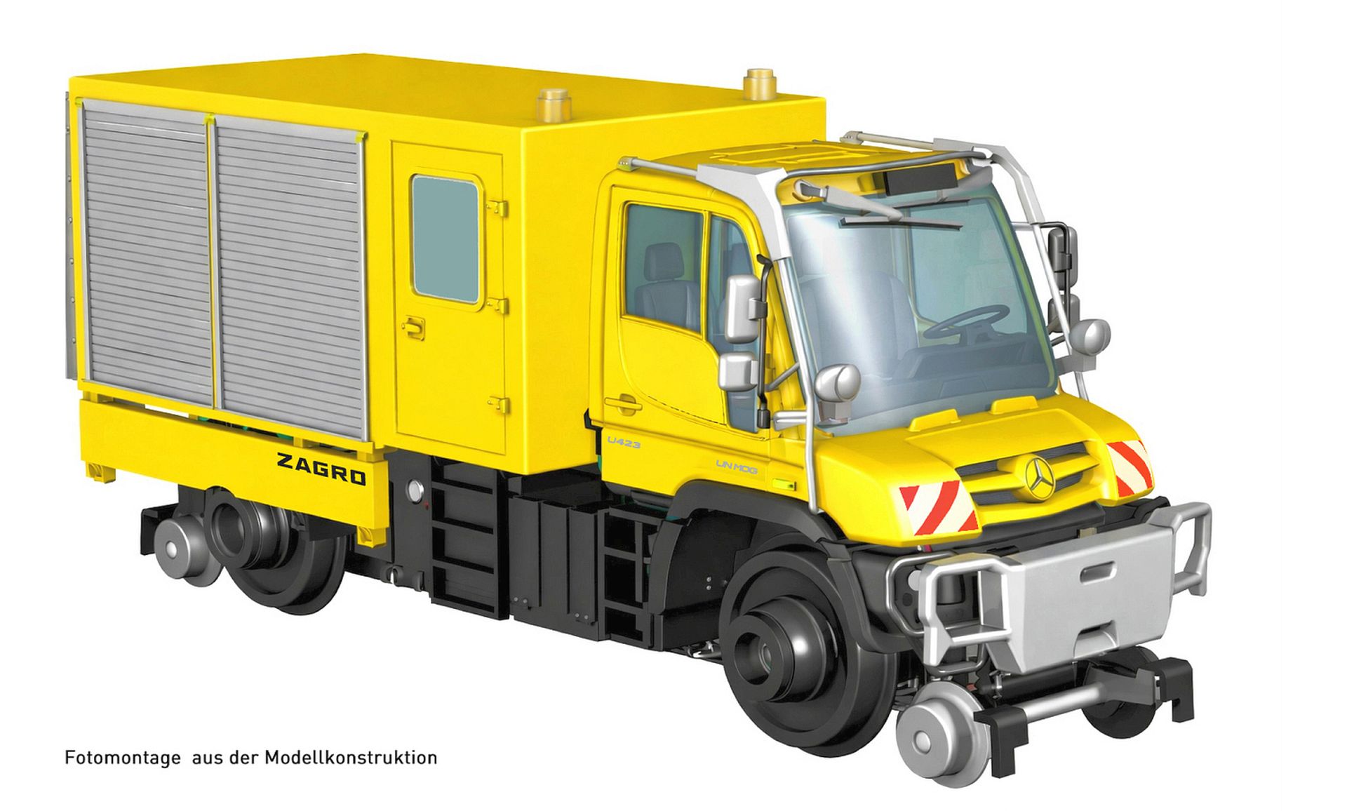 Hobbytrain H70101 - Zweiwege Unimog U423 neutral, Ep.VI, DC-Digital