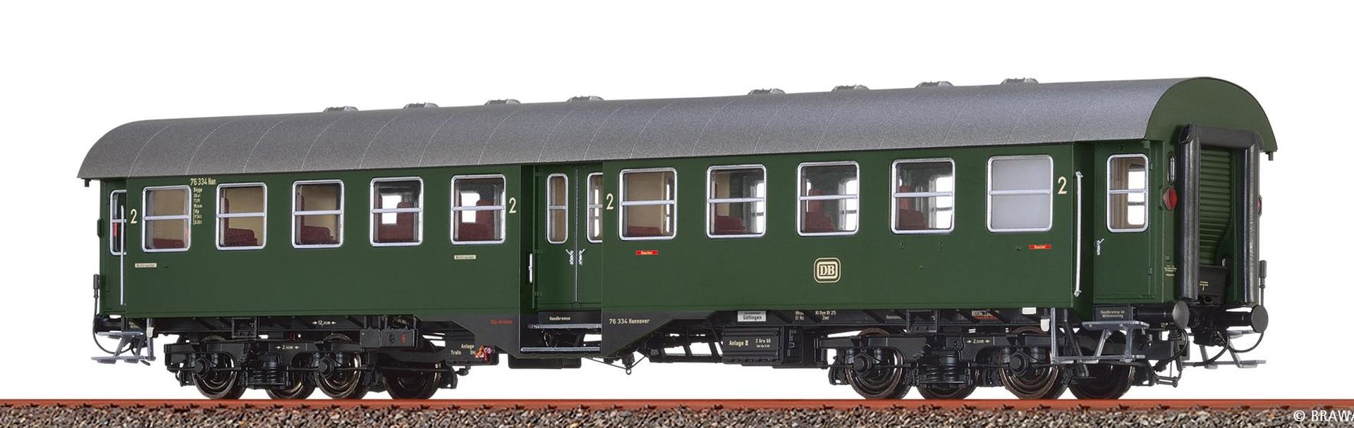 Brawa 46106 - Personenwagen B4yg-58, DB, Ep.III