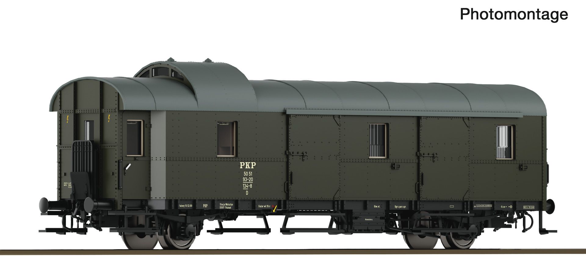 Roco 6280084 - Gepäckwagen D, PKP, Ep.IV