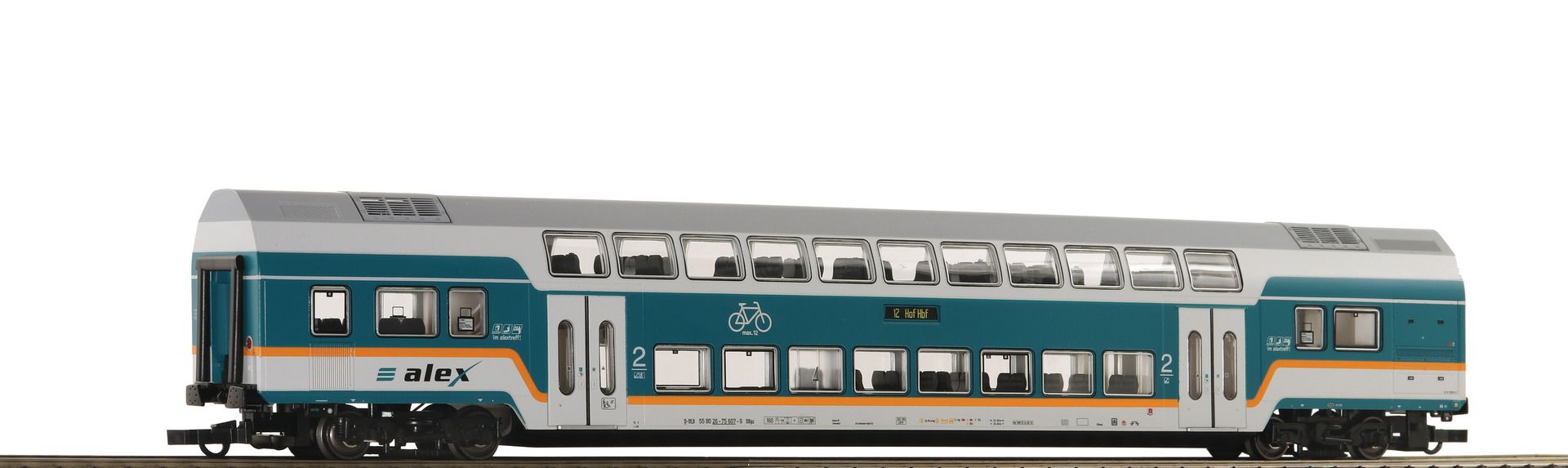 Roco 6200104 - Doppelstockwagen DBpz, 2. Klasse, alex, Ep.VI