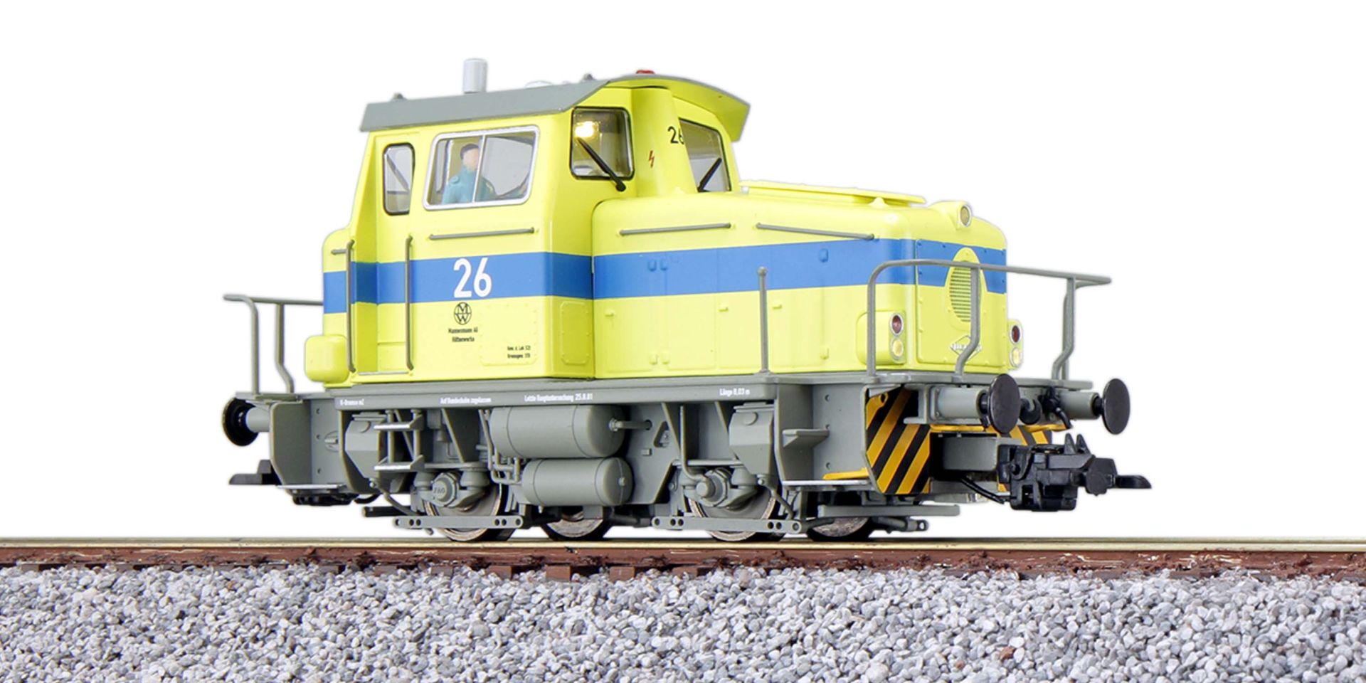 ESU 31439 - Diesellok KG230, Nr. 26, Mannesmann, Ep.IV, DC+AC-Sound