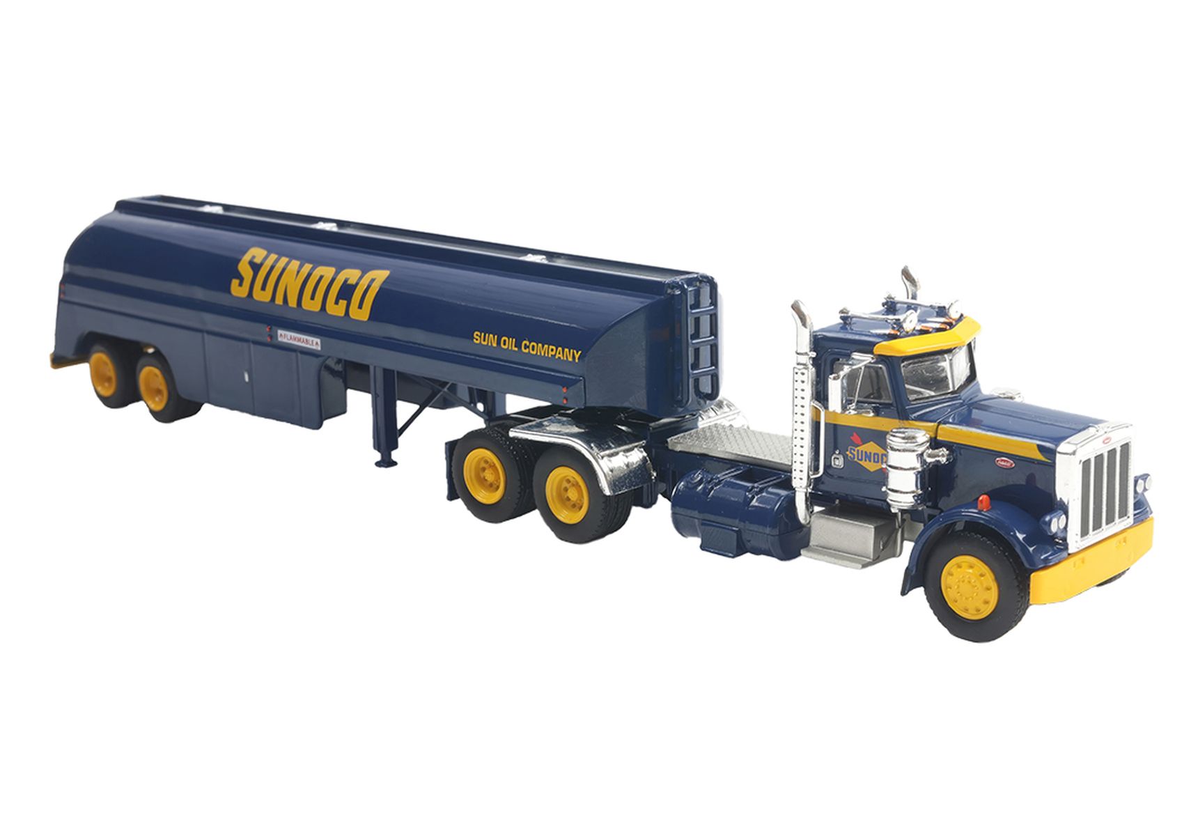 Brekina 86296 - Peterbilt 359 Tank-Sattel "SUNOCO"