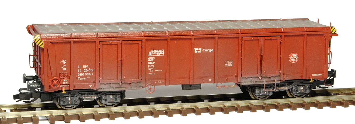sdv-model 12052 - Rolldachwagen Tams 52, CD-Cargo, Ep.V-VI, Bausatz