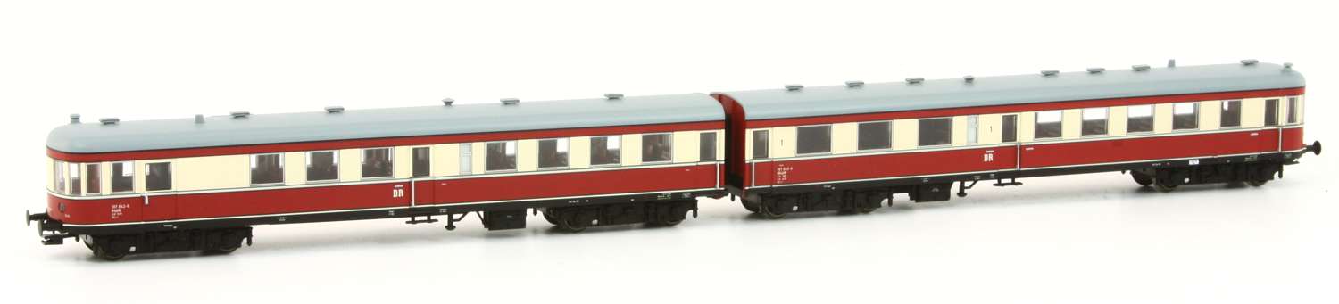 Kres 1384 - Beiwagen VB147 551a/b 'Stettin', DR, Ep.IV, 2-teilig